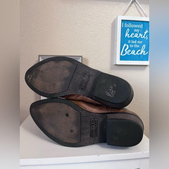 Coconut By Matisse Youth Girls Western Boot Turquoise Brown point toe - Picture 11 of 13